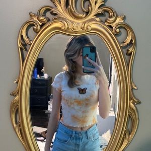 Orange Romwe Butterfly Shirt! 🍊